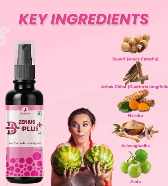 Zenius B Plus Oil for Helps to Improve Breast Size Naturally in Pakistan